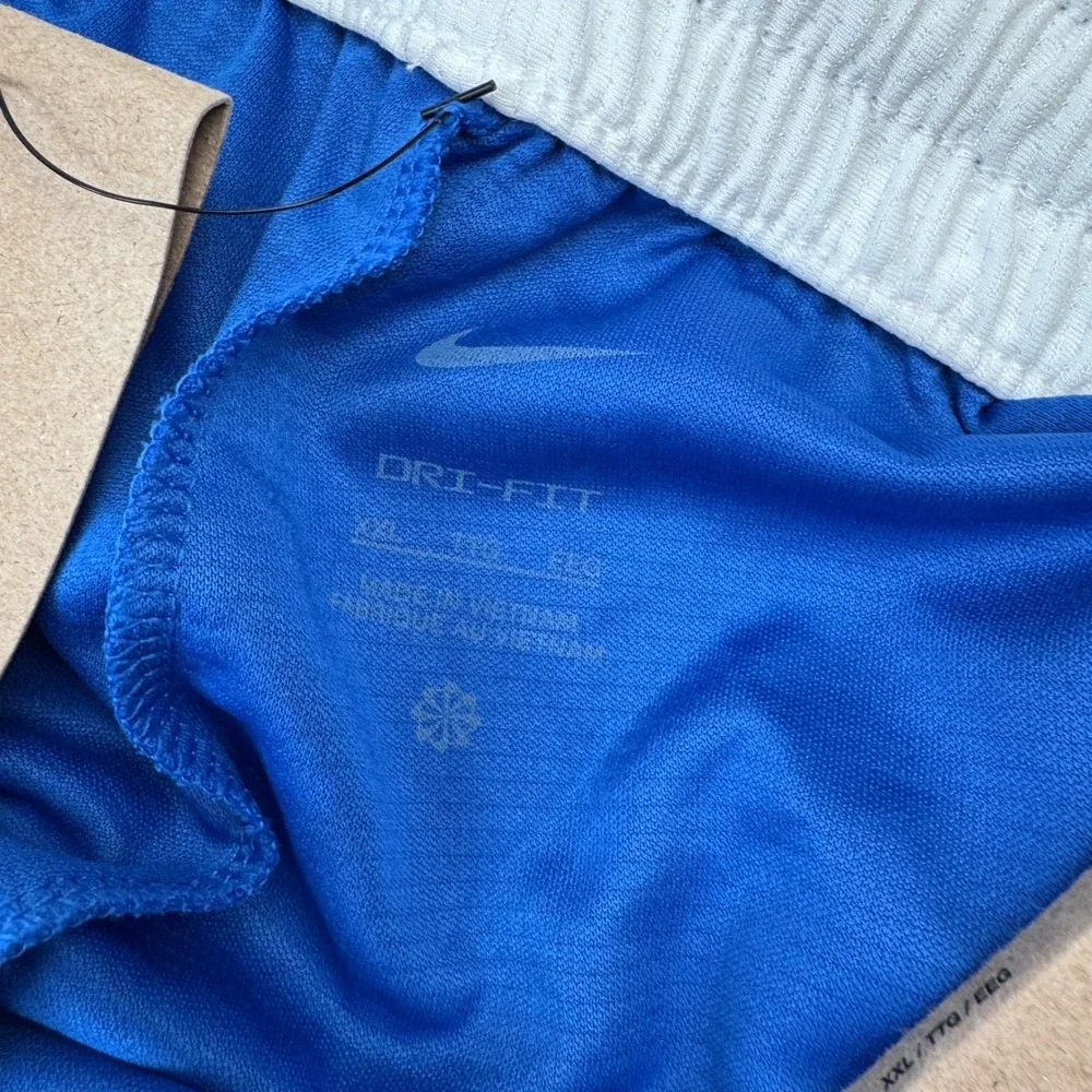 NEW Nike Men's XXL Blue Dri-Fit Basketball Shorts Loose Fit